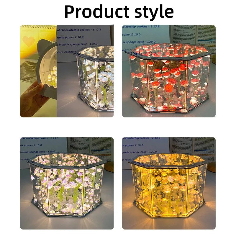 Tulip Mirror Cube Lamp