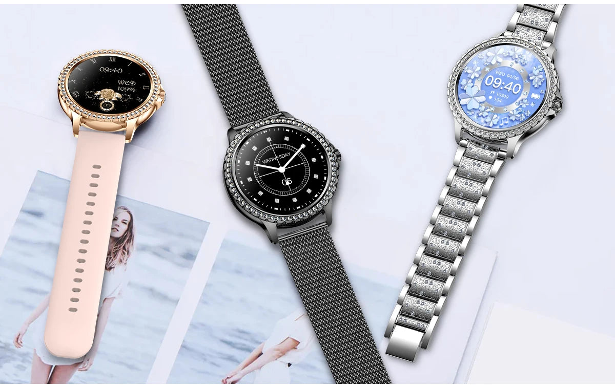Gold Women Smart Watch