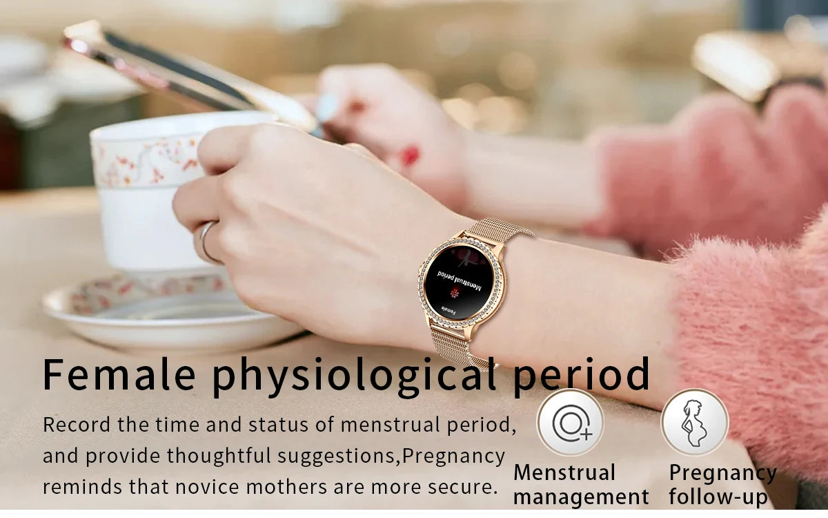 Gold Women Smart Watch