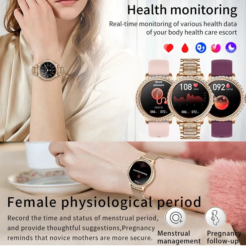 Gold Women Smart Watch