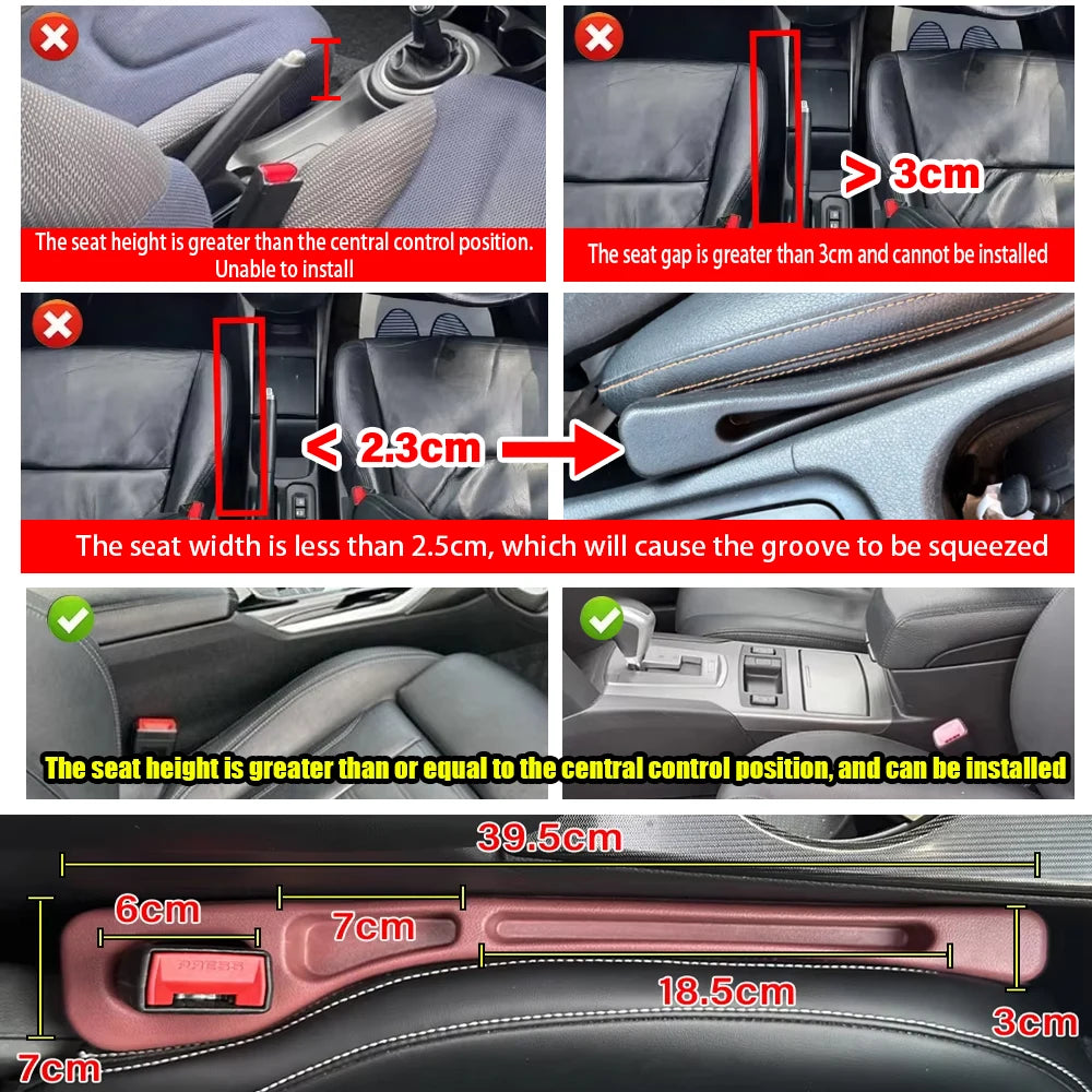 Car Seat Gap Filler Side