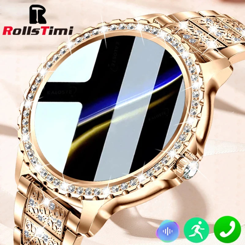 Gold Women Smart Watch
