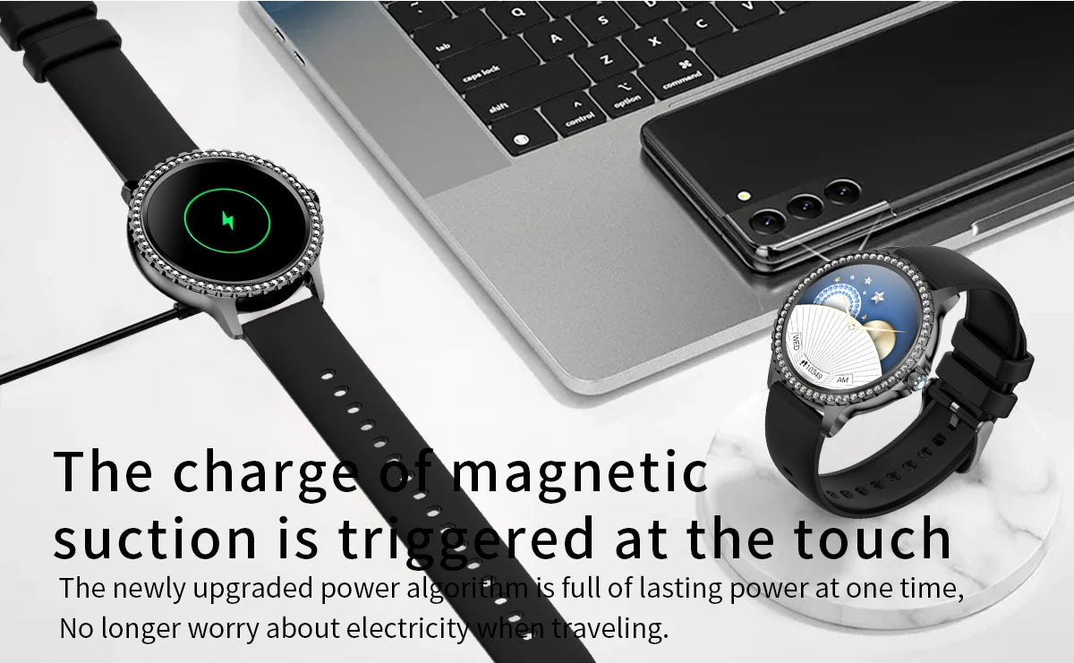 Gold Women Smart Watch