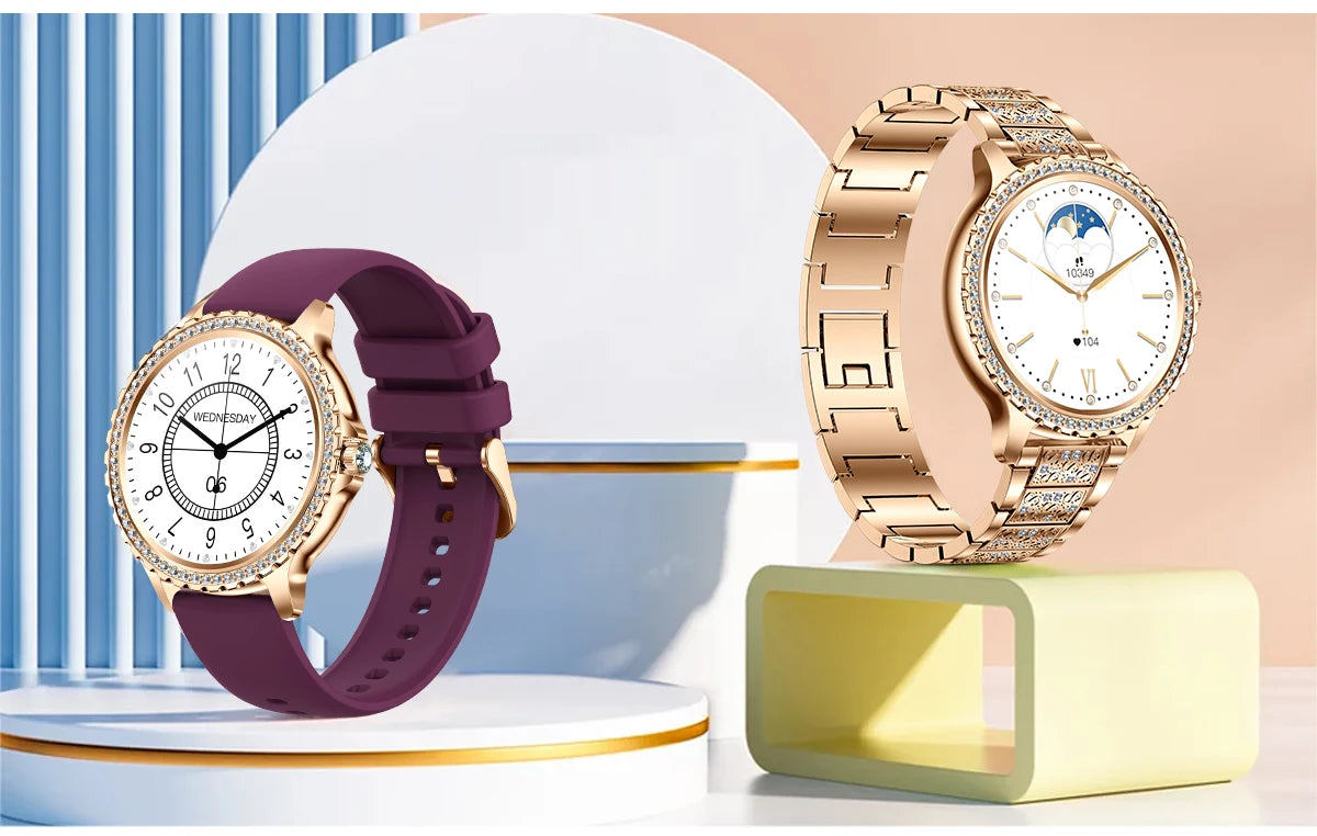 Gold Women Smart Watch