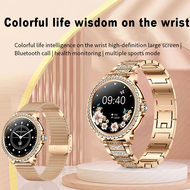 Gold Women Smart Watch